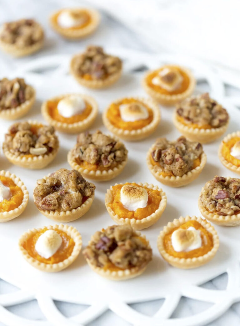 Sweet Potato Casserole Bites - EVRYFOODIE