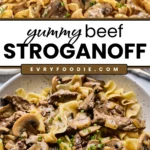 Beef Stroganoff Recipe - EVRYFOODIE