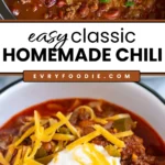 Homemade Chili - EVRYFOODIE