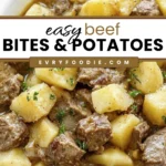 Beef Bites and Potatoes - EVRYFOODIE