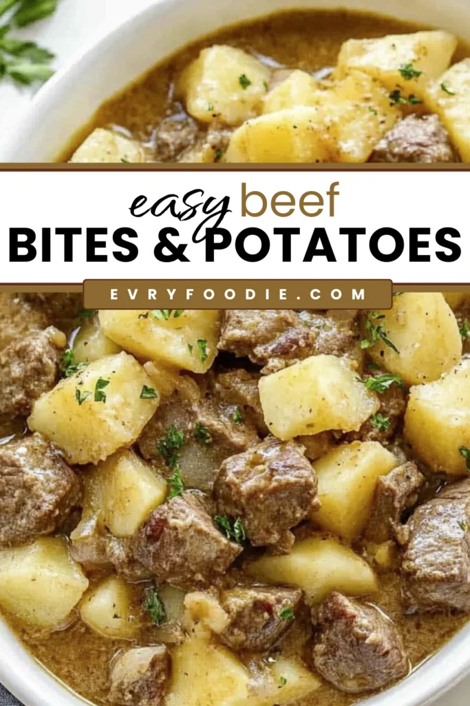 Beef Bites and Potatoes - EVRYFOODIE