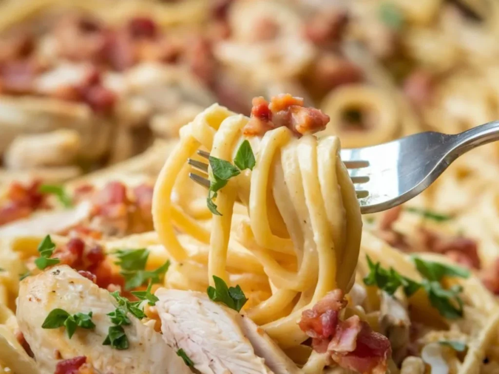 Chicken Carbonara - EVRYFOODIE