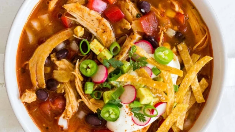 Chicken Tortilla Soup - EVRYFOODIE