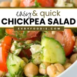 Chickpea Salad - EVRYFOODIE