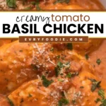 Creamy Tomato Basil Chicken - EVRYFOODIE
