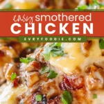 Smothered Chicken - EVRYFOODIE