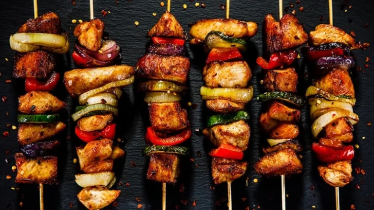 Grilled Chicken Kabobs - EVRYFOODIE