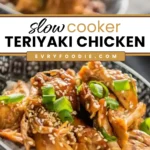 Slow Cooker Teriyaki Chicken - EVRYFOODIE