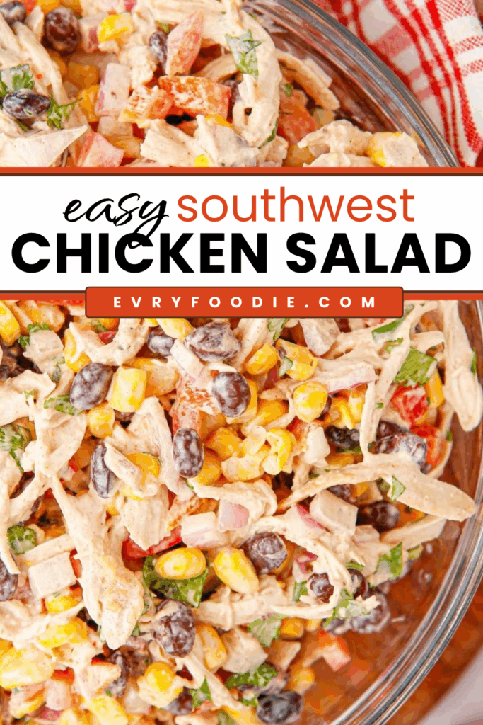 Southwest Chicken Salad - EVRYFOODIE